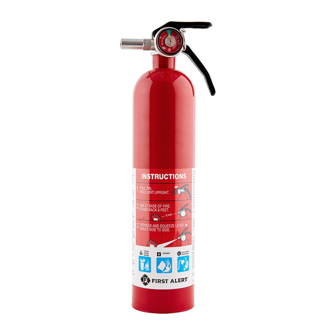 VRT™  Rechargeable Standard Home Fire Extinguisher UL Rated 1-A:10-B:C